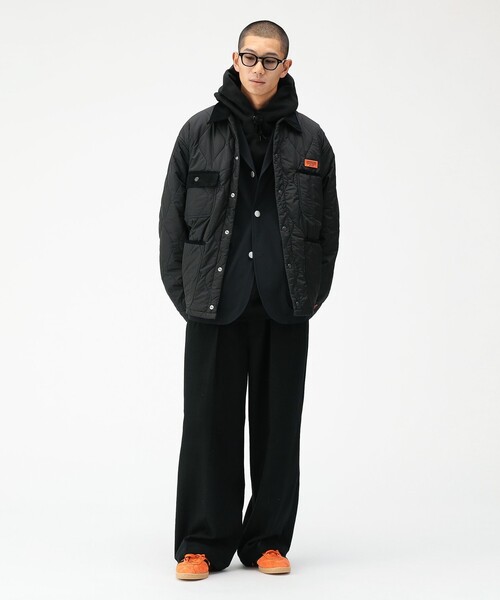 BEAMS（ビームス） スラックス ワイドストレート フランネル