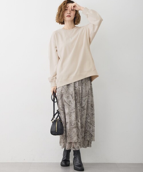 スカート 「洗える」Erica クレープペイズリープリント : ZOZOTOWN 