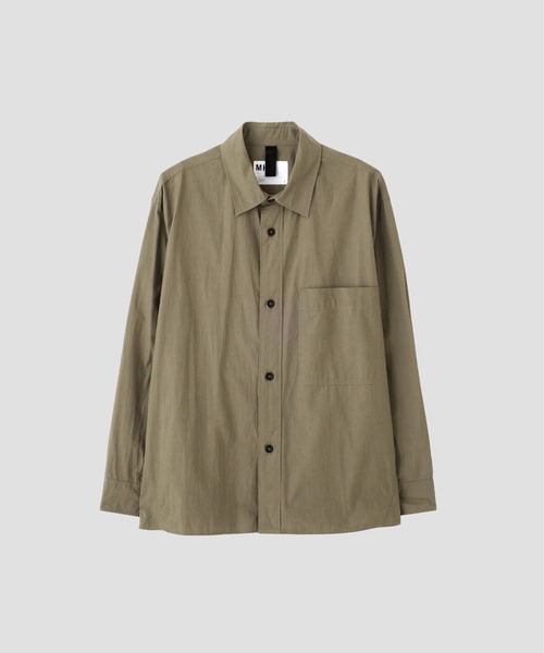 MHL.（エムエイチエル） シャツ BRUSHED COTTON CHAMBRAY メンズ