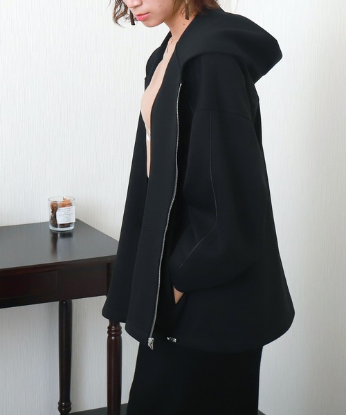 libelle more（リベル モア） パーカー ダンボールポンチ コクーン