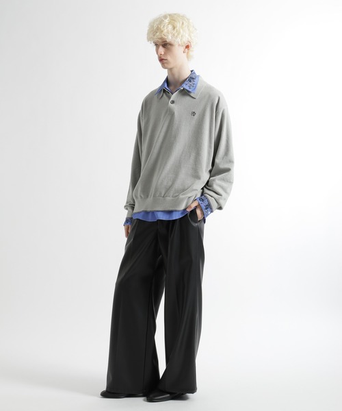 ポロシャツ ロゴモールニットポロ(HARE) メンズ | HARE | 12