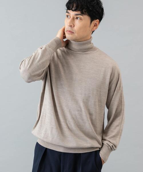 URBAN RESEARCH ROSSO MEN セーター ニット イタリア糸メリノウール