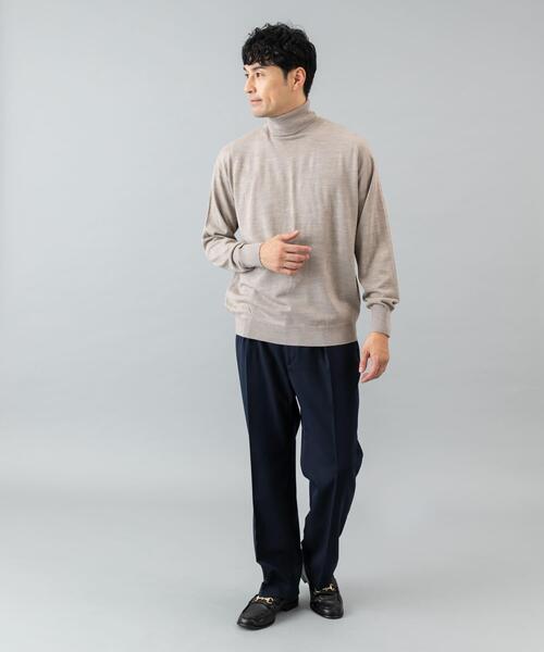 URBAN RESEARCH ROSSO MEN セーター ニット イタリア糸メリノウール 