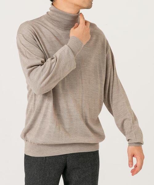 URBAN RESEARCH ROSSO MEN セーター ニット イタリア糸メリノウール 