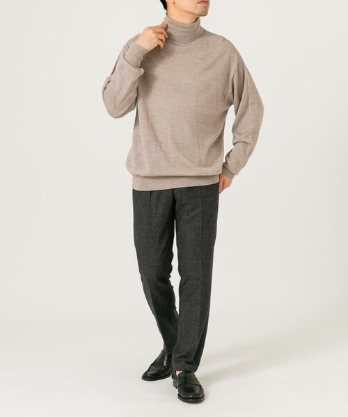 URBAN RESEARCH ROSSO MEN セーター ニット イタリア糸メリノウール 