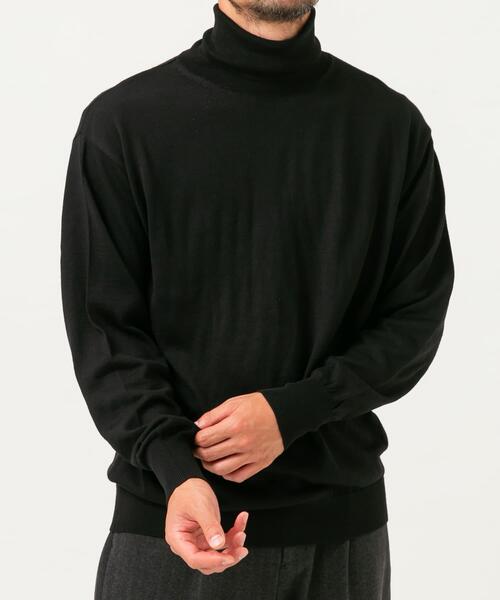 URBAN RESEARCH ROSSO MEN セーター ニット イタリア糸メリノウール