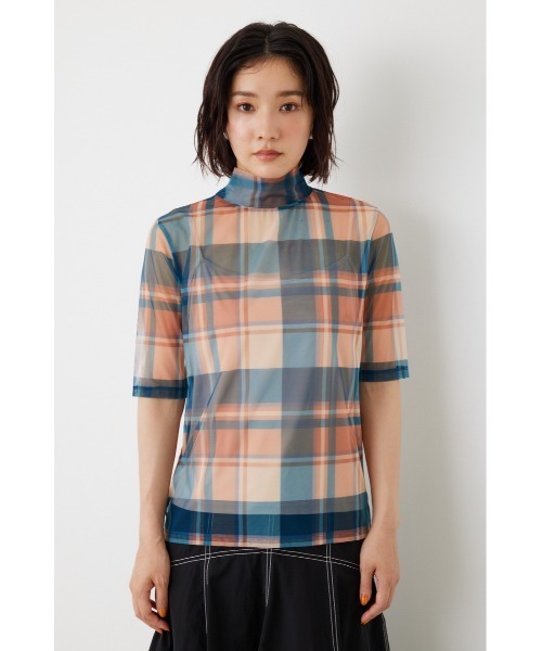 「rienda」 半袖カットソー FREE ブラック系その他 レディース_画像2