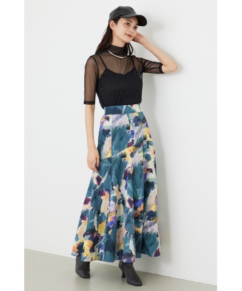 「rienda」 半袖カットソー FREE ブラック系その他 レディース_画像5