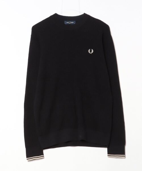 アウトレットFred Perryフレッドペリー新品ニット FRED PERRY（フレッドペリー） 長袖ニット M ブラック レディース
