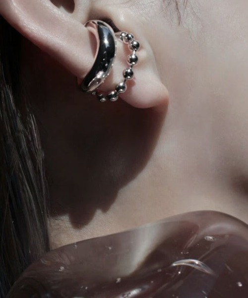 Soierie（ソワリー） 指輪 リング ボールチェーン イヤーカフ ピンキー