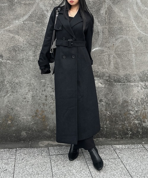 LVEU. トレンチコート コート 「LVEU.」ウールトレンチコート