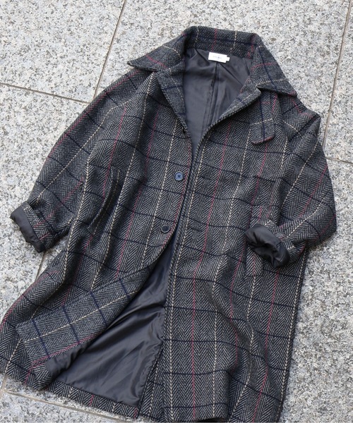 ATELANE（アテレーン） ステンカラーコート コート ATELANE / ツイード