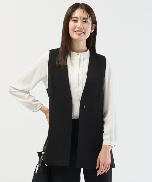 J.PRESS セラテリーダブルクロス ジレ ジェイプレス ジャケット J.PRESS（J.プレス） コート アウター 「セットアップ対応」セラテリー