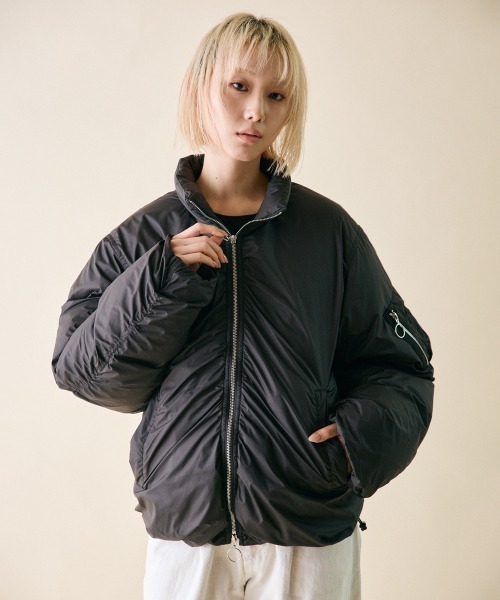 rehacer（レアセル） ダウンコート ダウンジャケット : Volume MA-1 