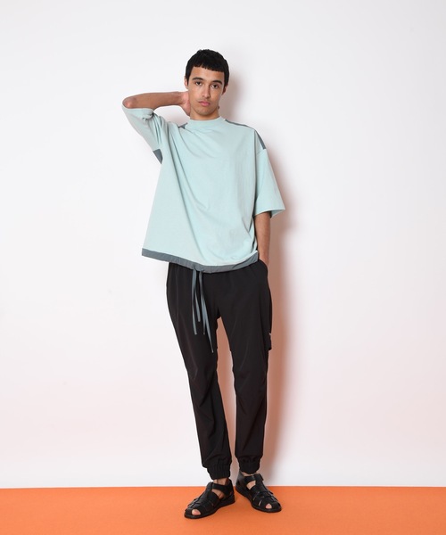 「SUPERTHANKS」 イージーパンツ S ベージュ メンズ_画像3