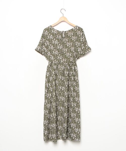 「pairmanon」 半袖ワンピース FREE グリーン レディース_画像2