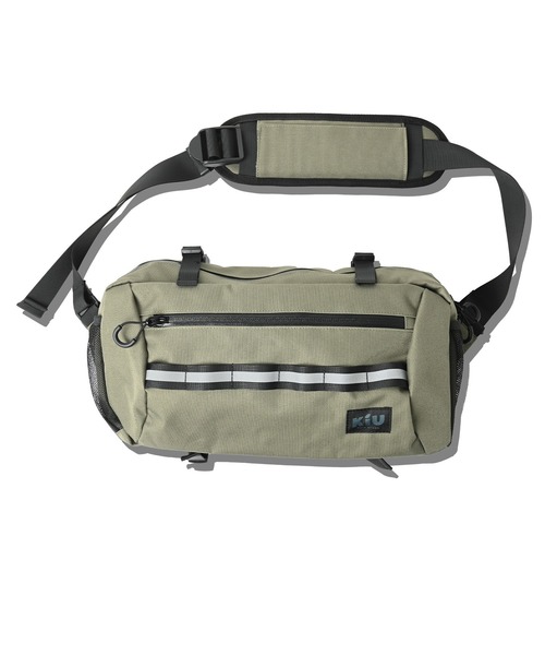 KiU（キウ） メッセンジャーバッグ FREE カーキ メンズ : ZOZOTOWN