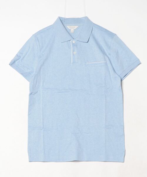 「BANANA REPUBLIC FACTORY STORE」 半袖ポロシャツ L ライトブルー メンズ_画像3