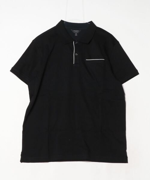 「BANANA REPUBLIC FACTORY STORE」 半袖ポロシャツ L ライトブルー メンズ_画像4