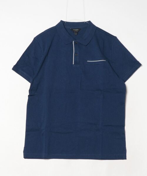 「BANANA REPUBLIC FACTORY STORE」 半袖ポロシャツ L ライトブルー メンズ_画像5