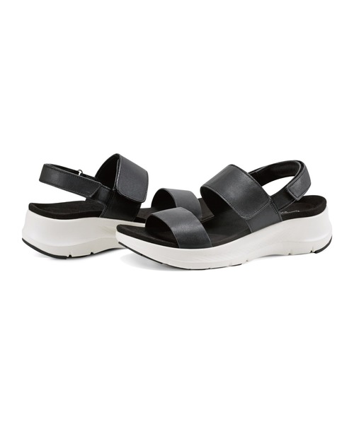 「ROCKPORT」 フラットサンダル 22.5cm ブラック レディース_画像4