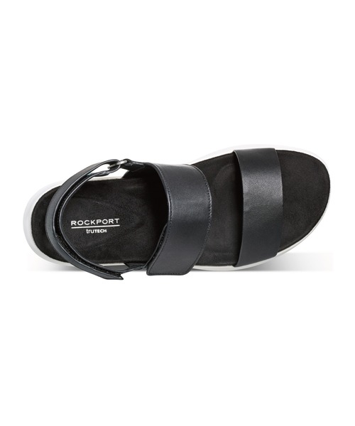 「ROCKPORT」 フラットサンダル 22.5cm ブラック レディース_画像7