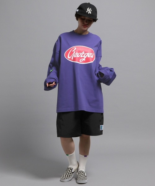 「GEORGE'S」 ハーフパンツ LARGE ブラック メンズ_画像4