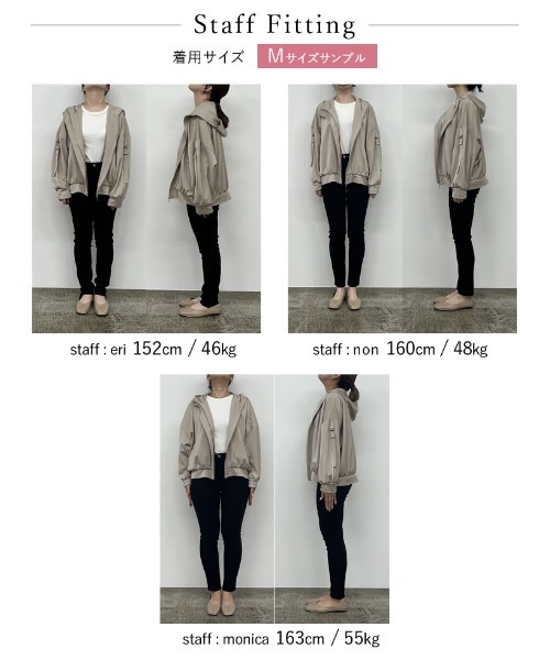 「Re:EDIT」 ブルゾン LARGE グレー系その他 レディース_画像4