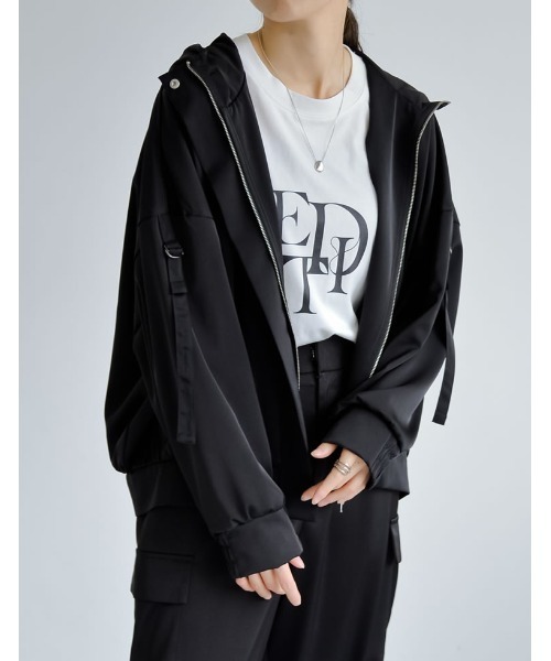 「Re:EDIT」 ブルゾン LARGE グレー系その他 レディース_画像5