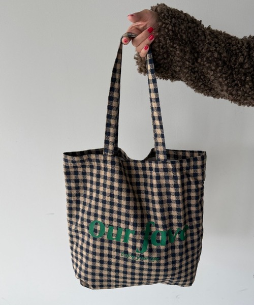 SANSeLF（サンセルフ） トートバッグ 「SANSeLF」ギンガムチェック