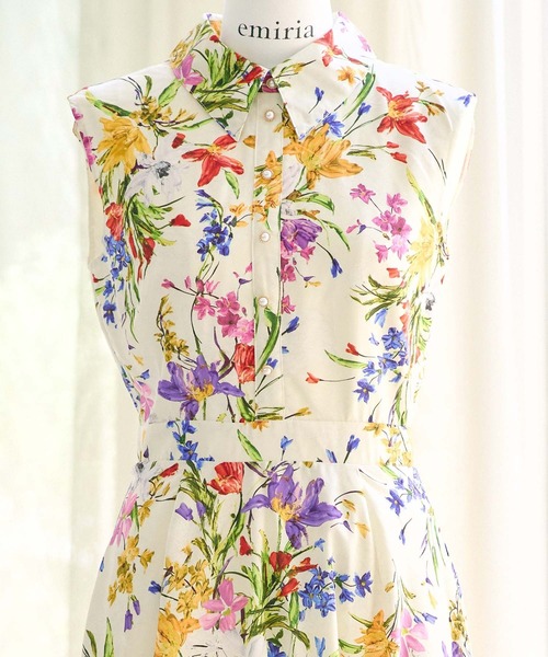 「emiriawiz」 ノースリーブワンピース MEDIUM イエロー レディース_画像8