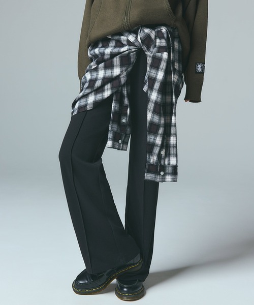 新品　エックスガール　ポリエステルパンツ X-girl（エックスガール） パンツ WAISTCLOTH SET LAYERED PANTS