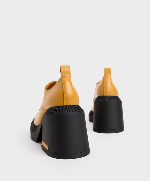 「CHARLES & KEITH」 シューズ 25cm ブラック レディース_画像6