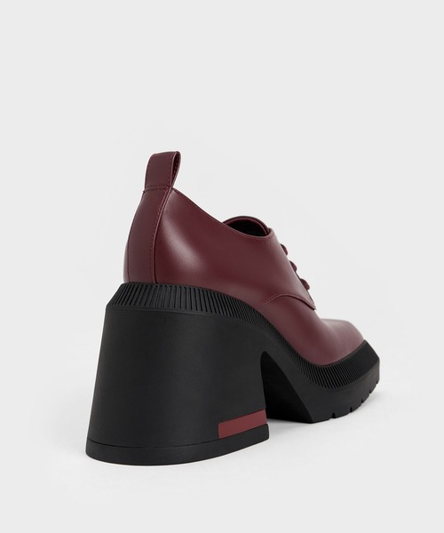 「CHARLES & KEITH」 シューズ 25cm ブラック レディース_画像9