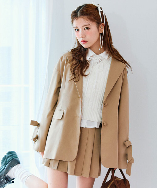 「OLIVE des OLIVE」 長袖ブラウス FREE チャコールグレー レディース_画像4