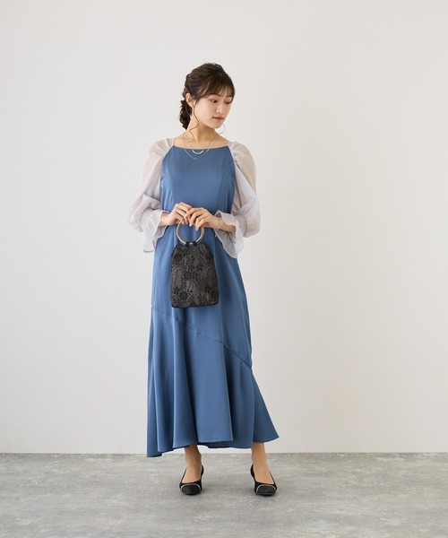 「Dorry Doll」 長袖ワンピース M ブラック レディース_画像6