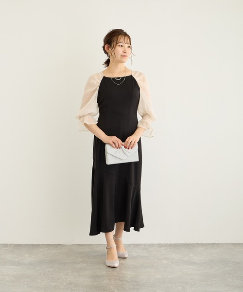 「Dorry Doll」 長袖ワンピース M ブラック レディース_画像8