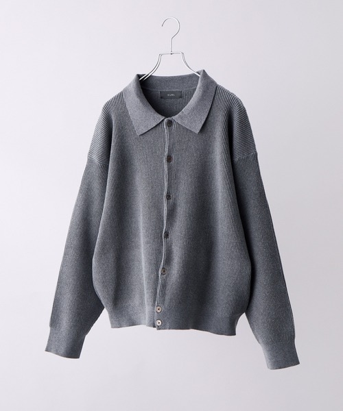CLEL（クレイル） カーディガン 「CLEL」Basic/Spray Rib Knit Shirt