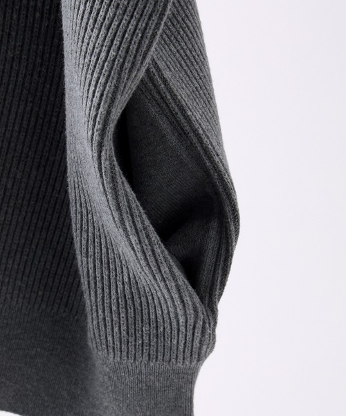 CLEL（クレイル） カーディガン 「CLEL」Basic/Spray Rib Knit Shirt