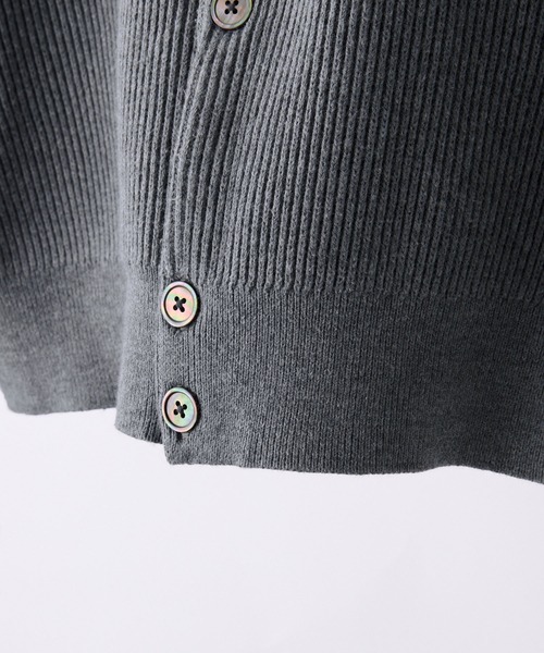 CLEL（クレイル） カーディガン 「CLEL」Basic/Spray Rib Knit Shirt