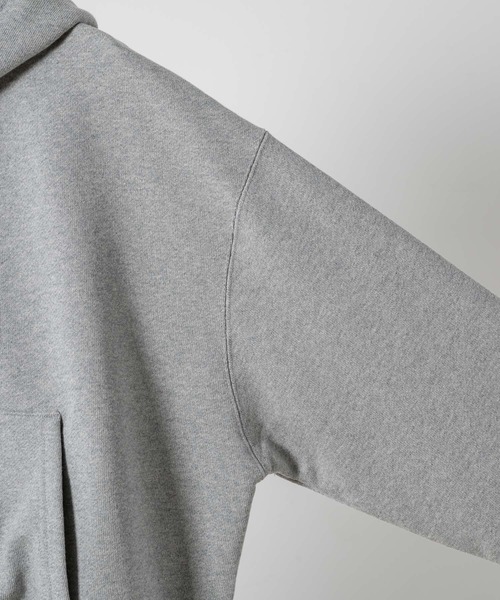 「soerte」 ジップアップパーカー 3 チャコールグレー メンズ_画像7