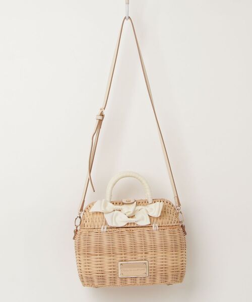 入手困難希少✨JILL BY JILLSTUART ラタンかごハンドバッグ JILL by JILL STUART（ジルバイジルスチュアート） かごバッグ FREE