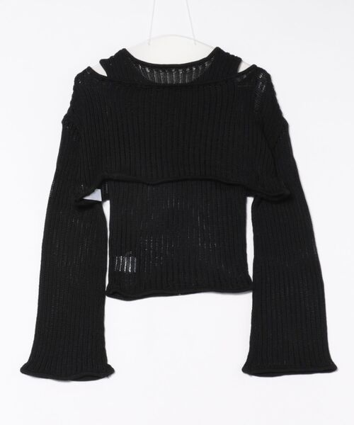 「EGOIST」 ニットアンサンブル FREE ベージュ レディース_画像2