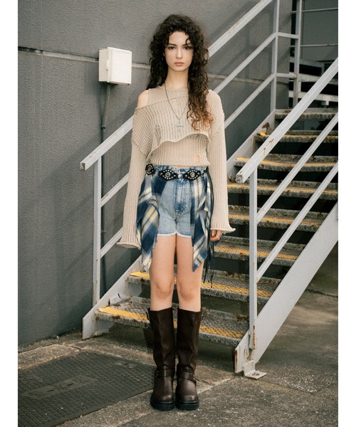 「EGOIST」 ニットアンサンブル FREE ベージュ レディース_画像7