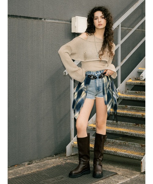 「EGOIST」 ニットアンサンブル FREE ベージュ レディース_画像9