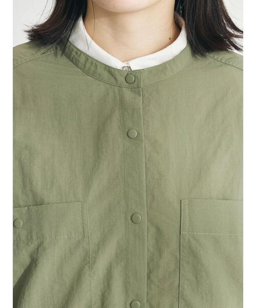 「CRAFT STANDARD BOUTIQUE」 7分袖ブラウス FREE カーキ レディース_画像9