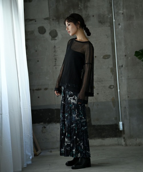 「funda mine」 長袖カットソー FREE ホワイト レディース_画像7