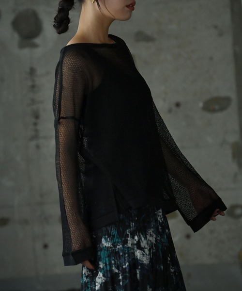 「funda mine」 長袖カットソー FREE ホワイト レディース_画像8