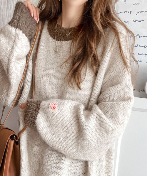 Java 長袖ニット MEDIUM ベージュ レディース : ZOZOTOWN Yahoo!店