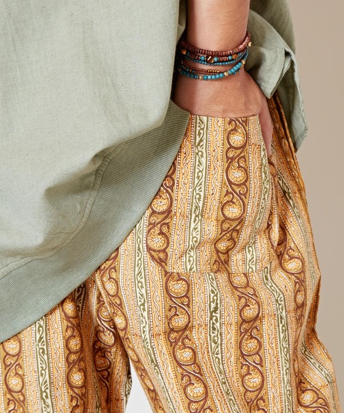 「チャイハネ」 パンツ FREE ホワイト メンズ_画像7